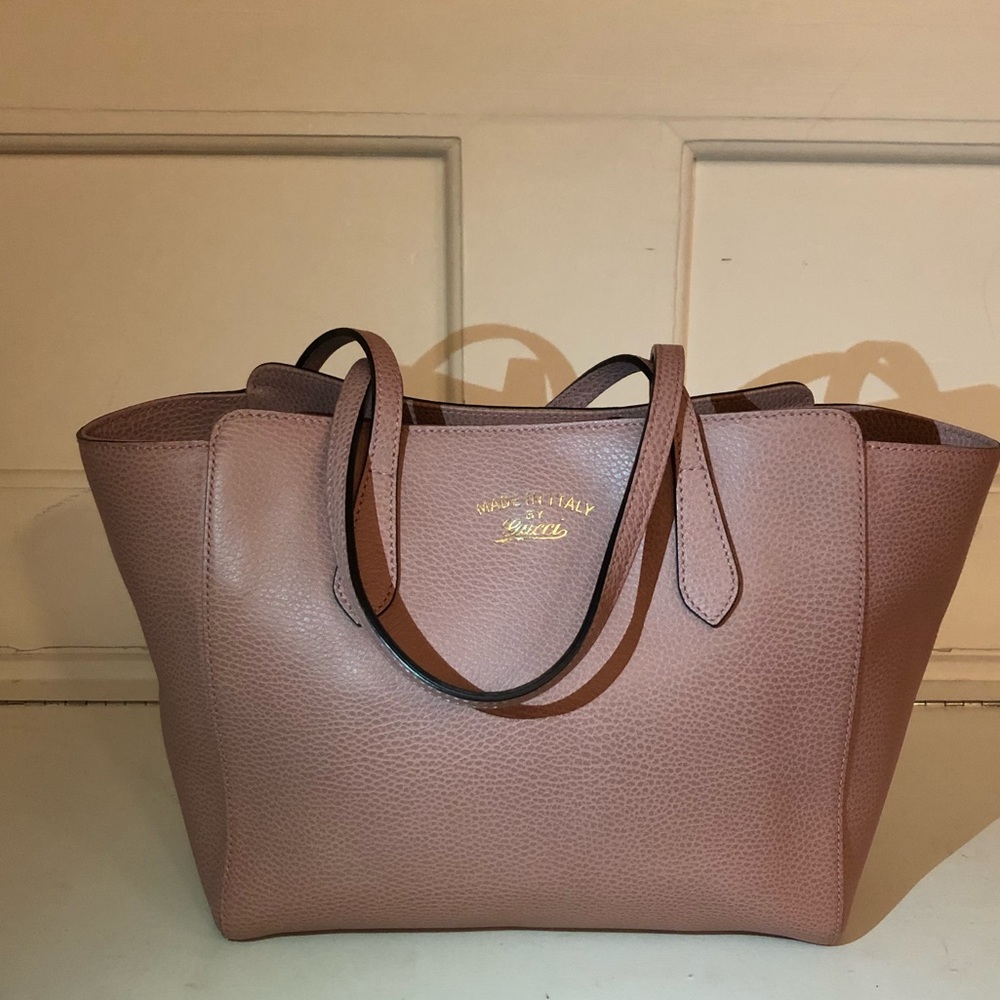 Gucci Swing Leather Tote - Picture 7 of 8